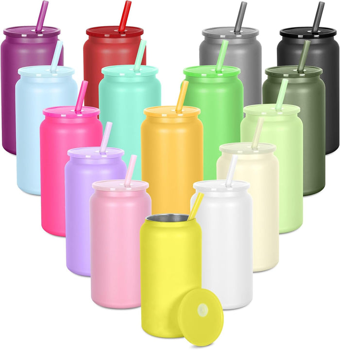 16 oz stainless steel can tumbler