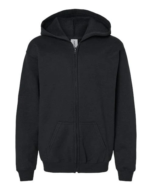 Kids Gildan Full Zip Up Hoodie