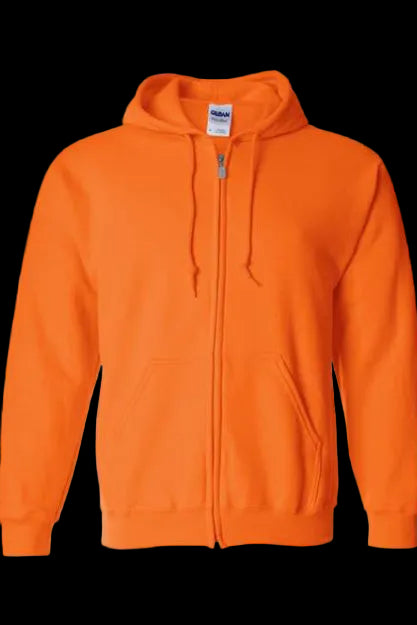 Adult Gildan Full Zip Up Hoodie