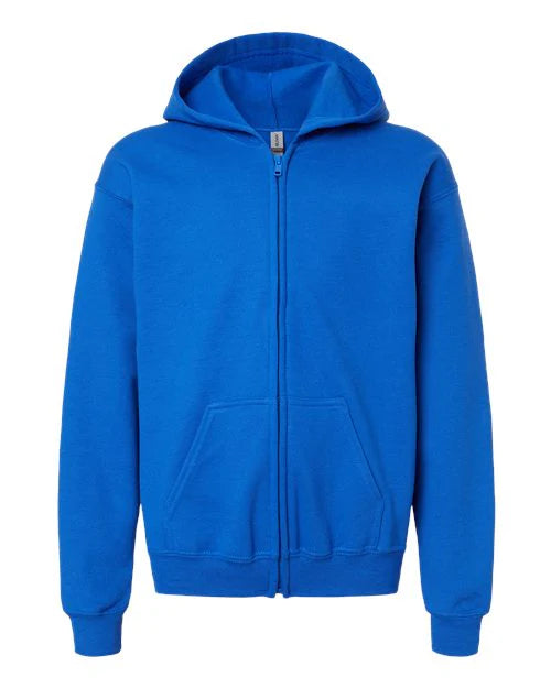 Kids Gildan Full Zip Up Hoodie