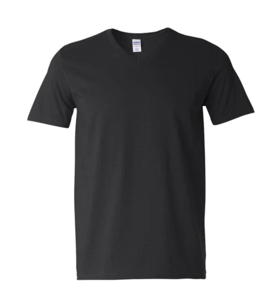 Adult Gildan V-Neck T-Shirt