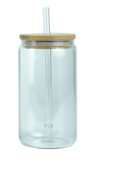 12oz clear glass can cup