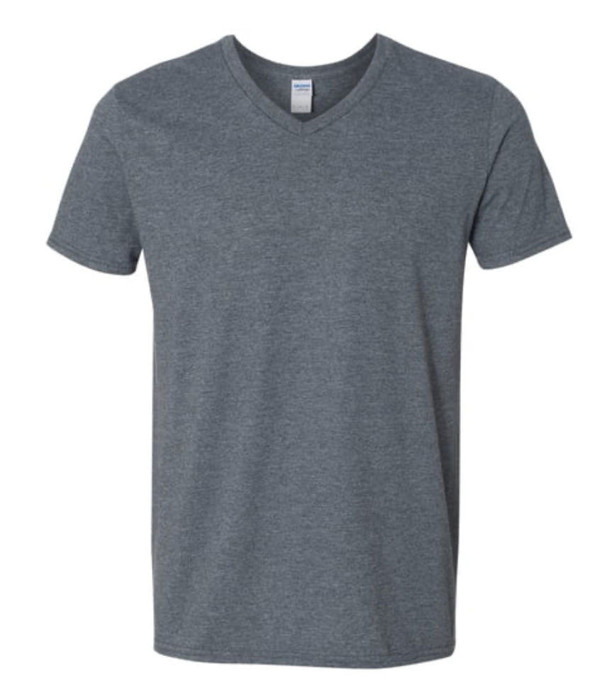 Adult Gildan V-Neck T-Shirt