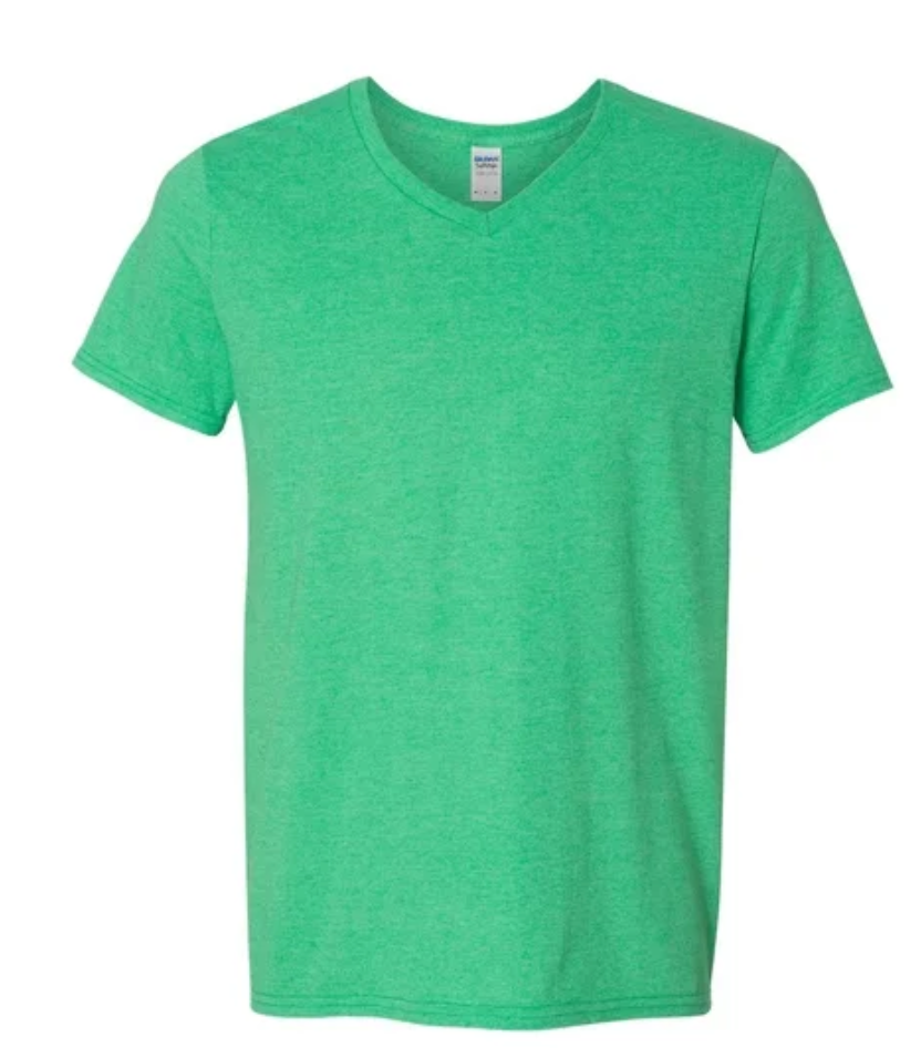 Adult Gildan V-Neck T-Shirt