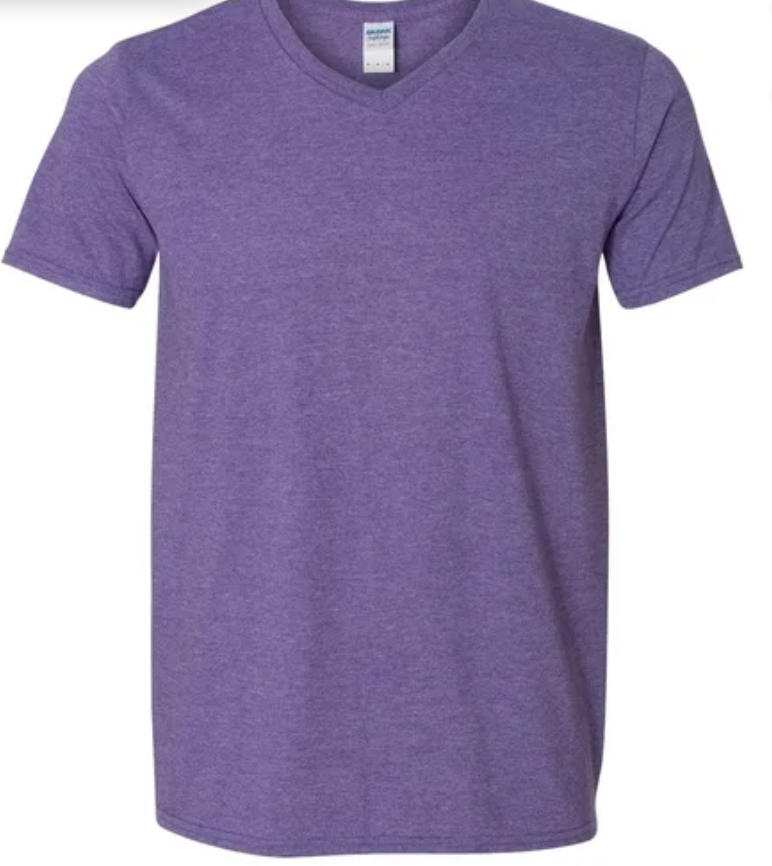 Adult Gildan V-Neck T-Shirt