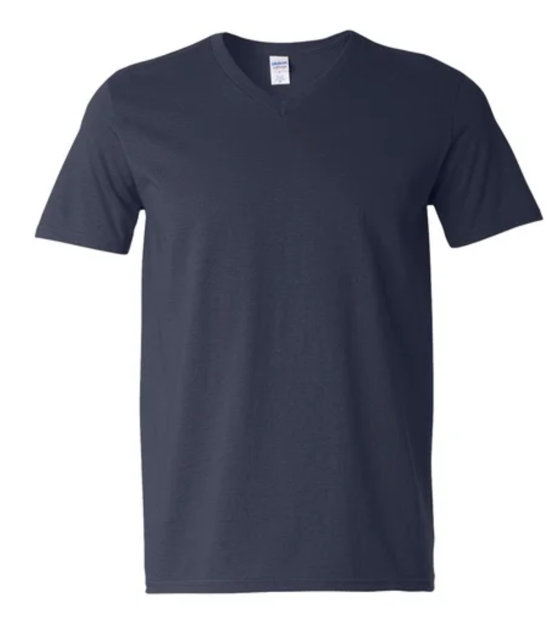 Adult Gildan V-Neck T-Shirt