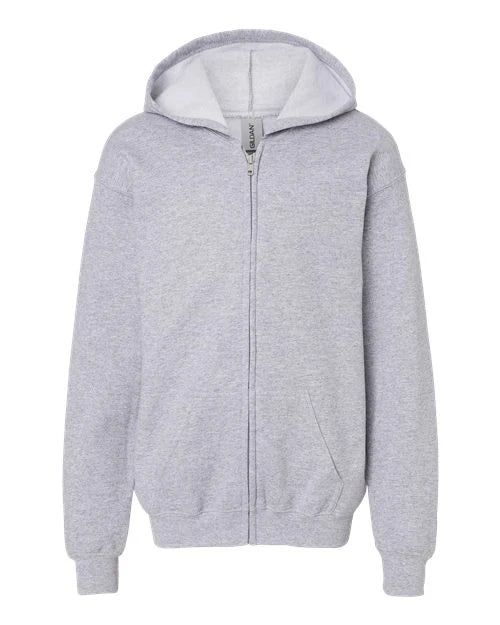 Kids Gildan Full Zip Up Hoodie