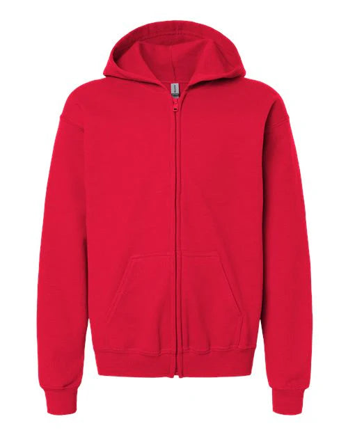Kids Gildan Full Zip Up Hoodie
