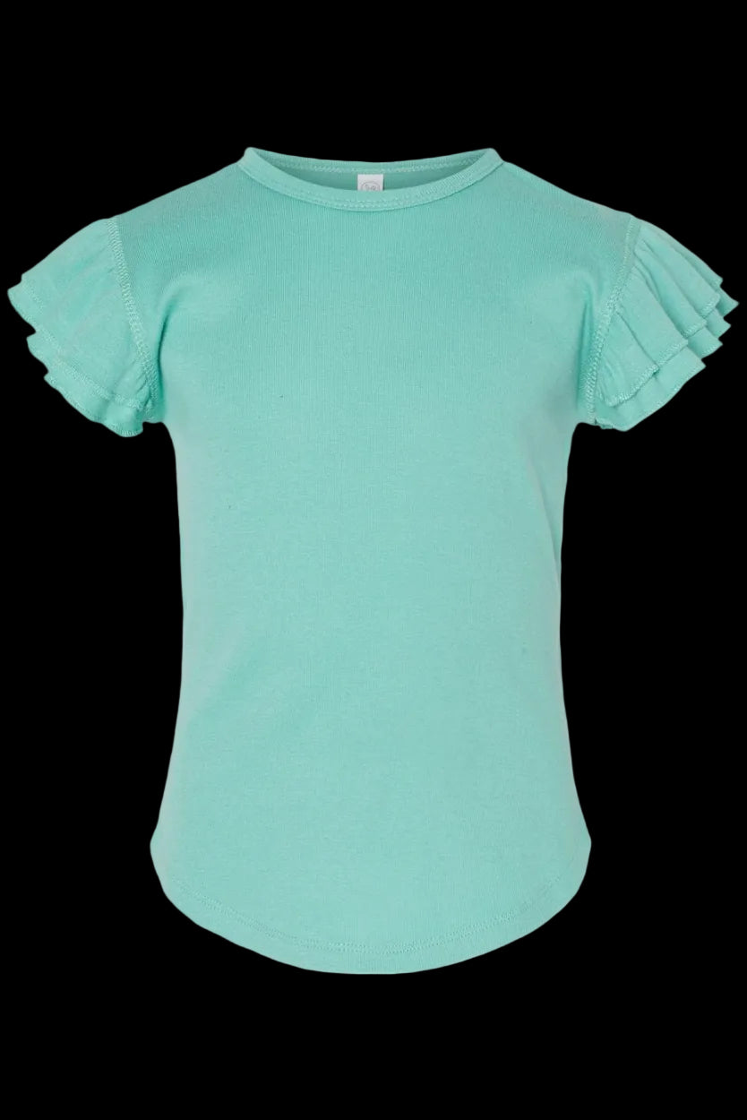 Toddler Girls Flutter Sleeve
