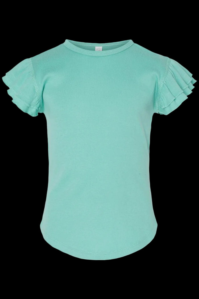 Toddler Girls Flutter Sleeve